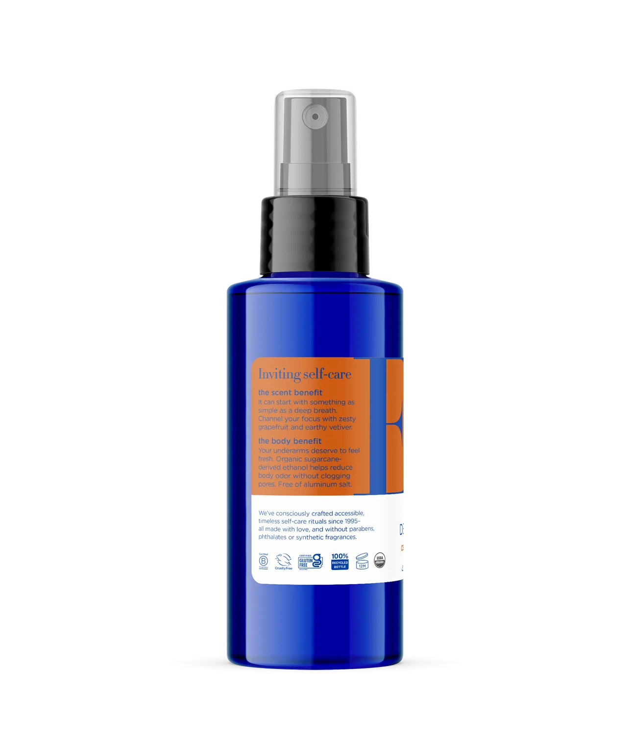 Citrus Certified Organic Deodorant Spray 4 FL OZ Case Pack of 24 - Image 4