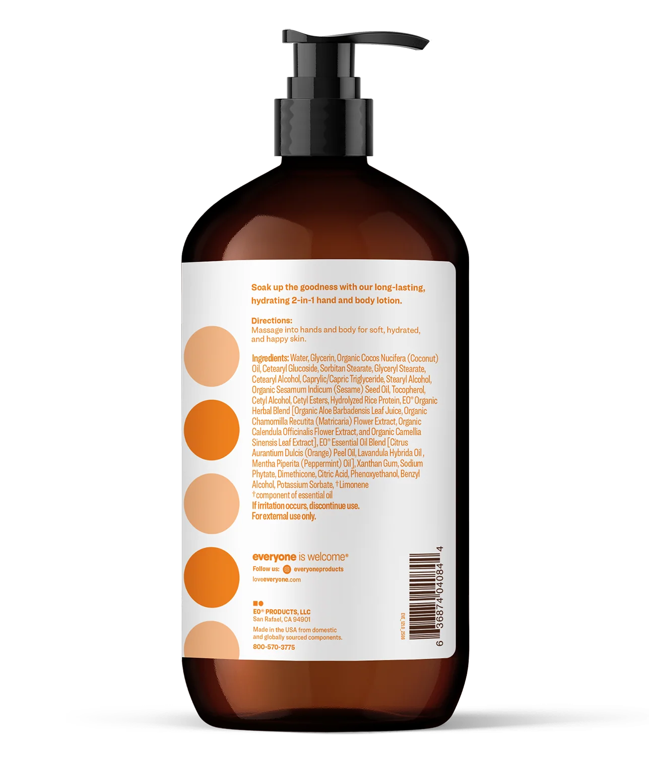 Citrus + Mint 2in1 Lotion 32 FL OZ Case Pack of 6 - Image 3