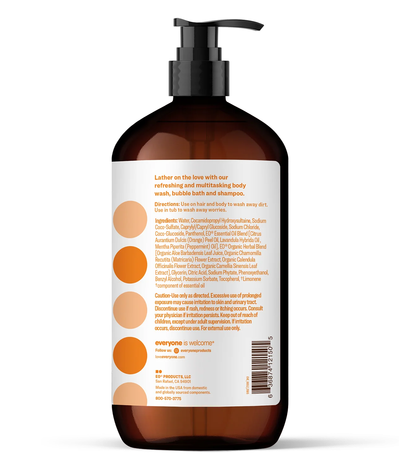 Citrus + Mint 3in1 Soap 32 FL OZ Case Pack of 6 - Image 3