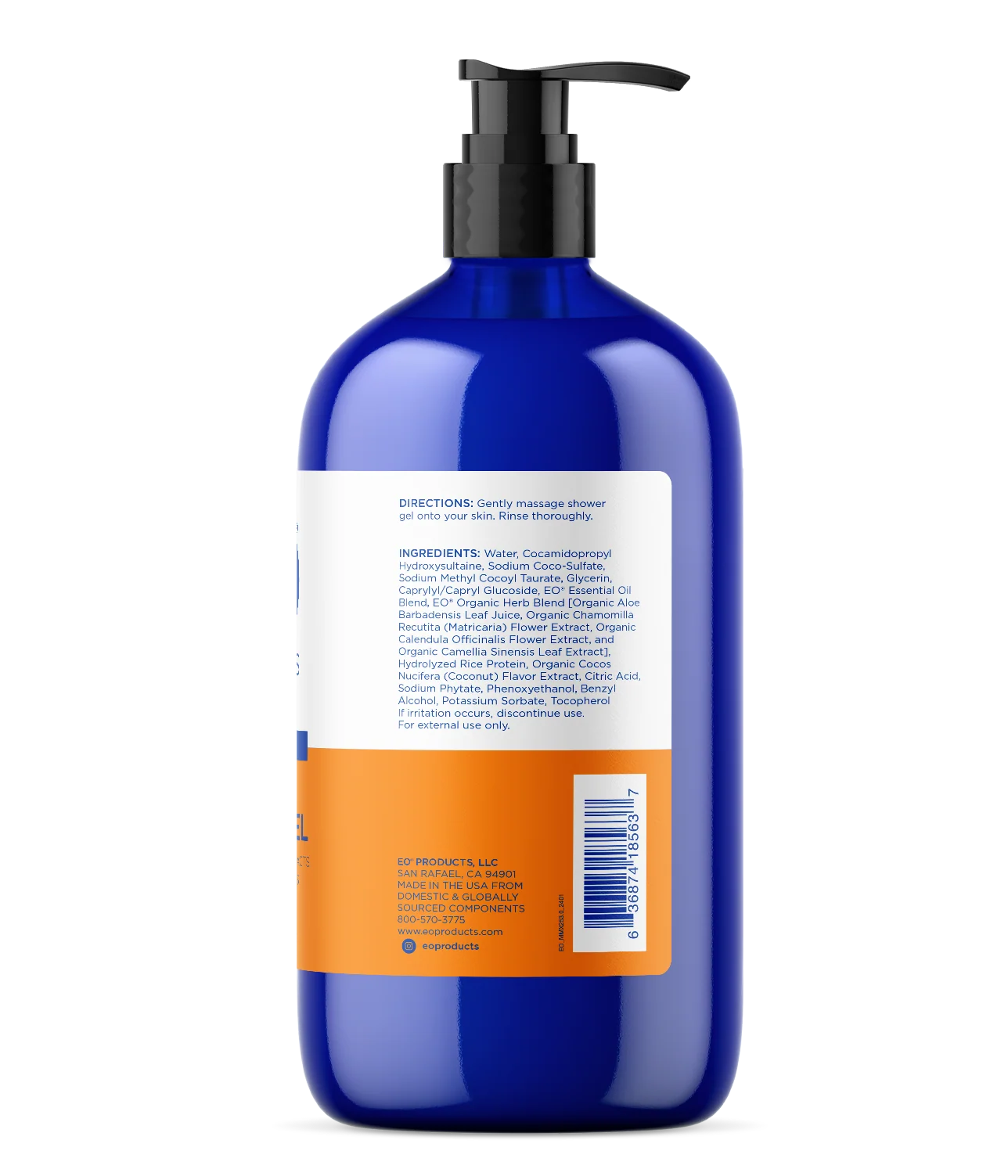 EO Essentials Coconut & Citrus Shower Gel - Image 3