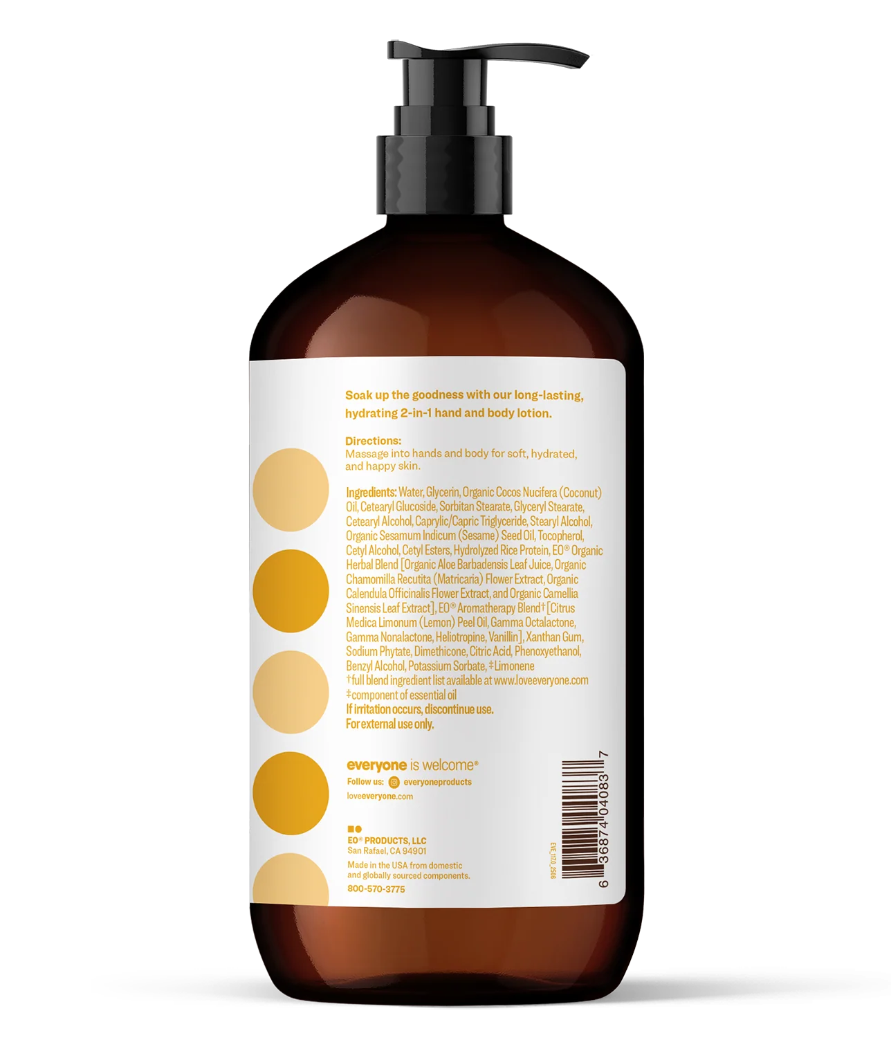 Coconut + Lemon 2in1 Lotion 32 FL OZ Case Pack of 6 - Image 3