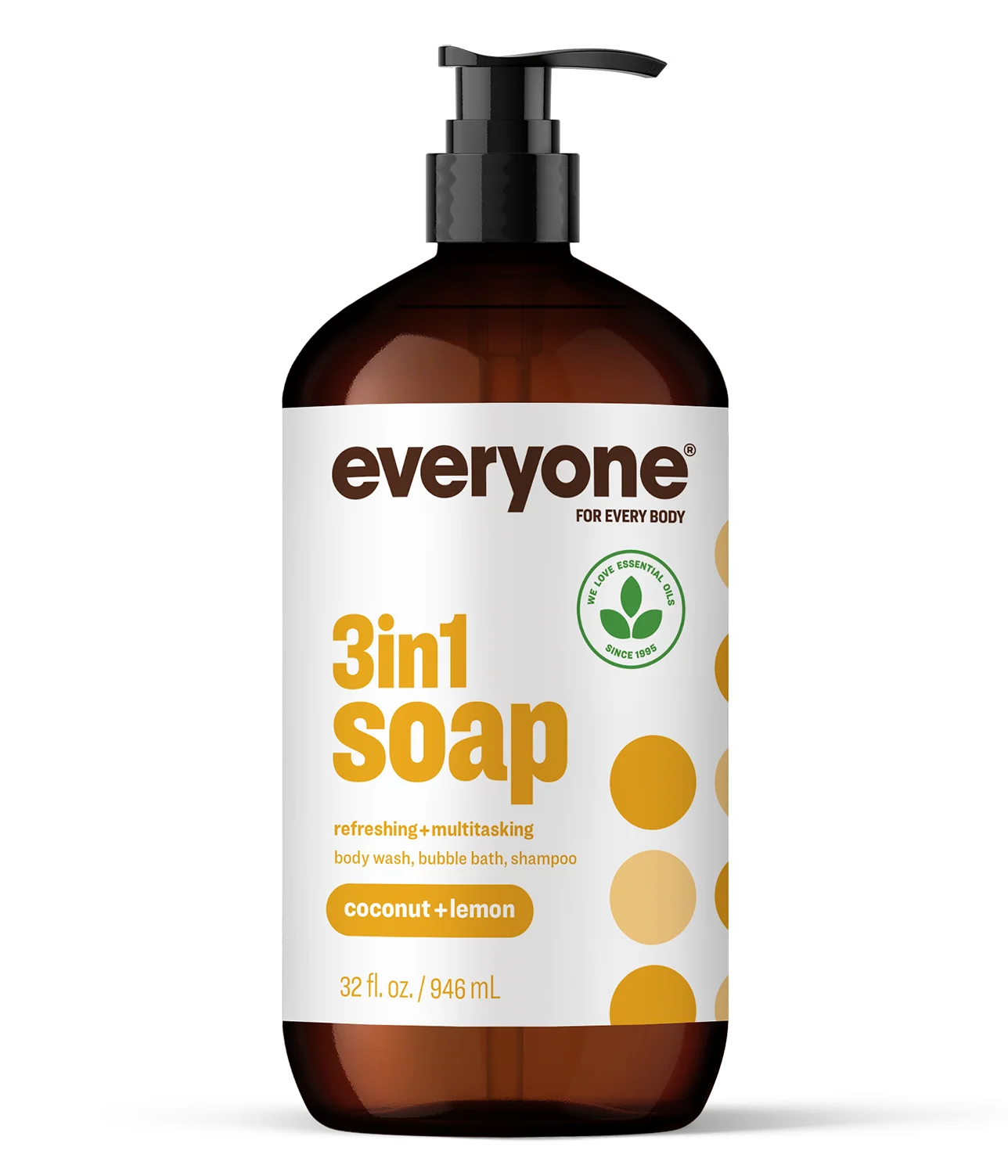 Coconut + Lemon 3in1 Soap 32 FL OZ Case Pack of 6