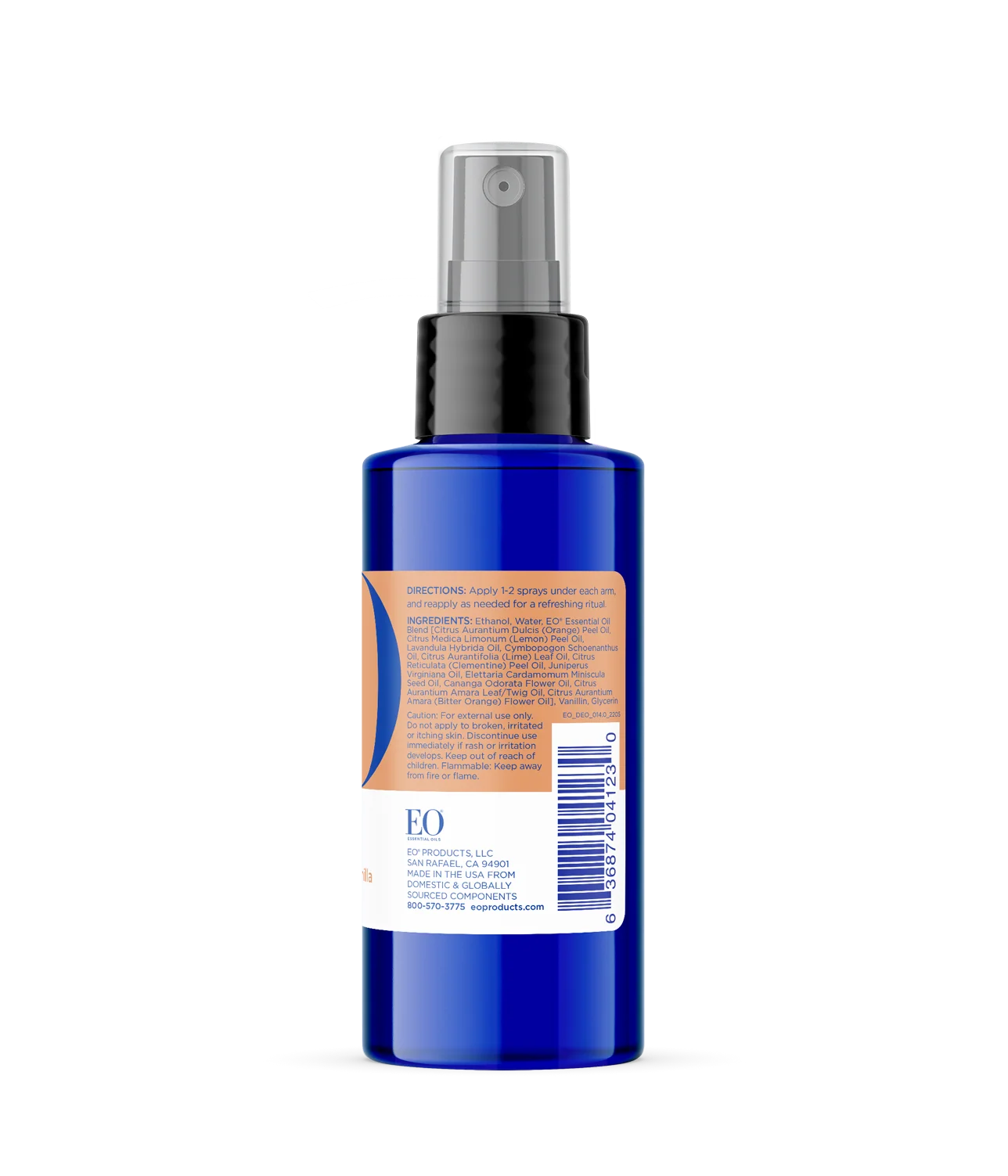 Orange Blossom Vanilla Deodorant Spray 4 FL OZ Case Pack of 24 - Image 3