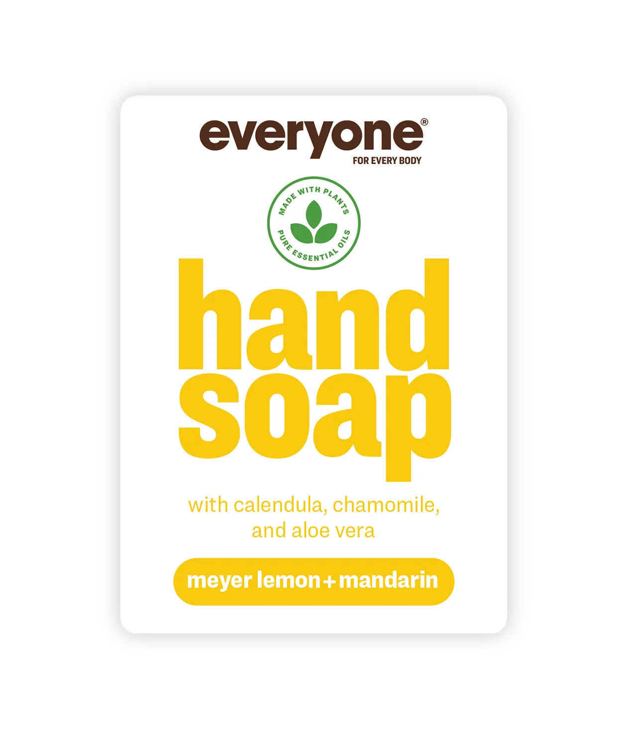 Everyone Meyer Lemon and Mandarin Hand Soap Decal