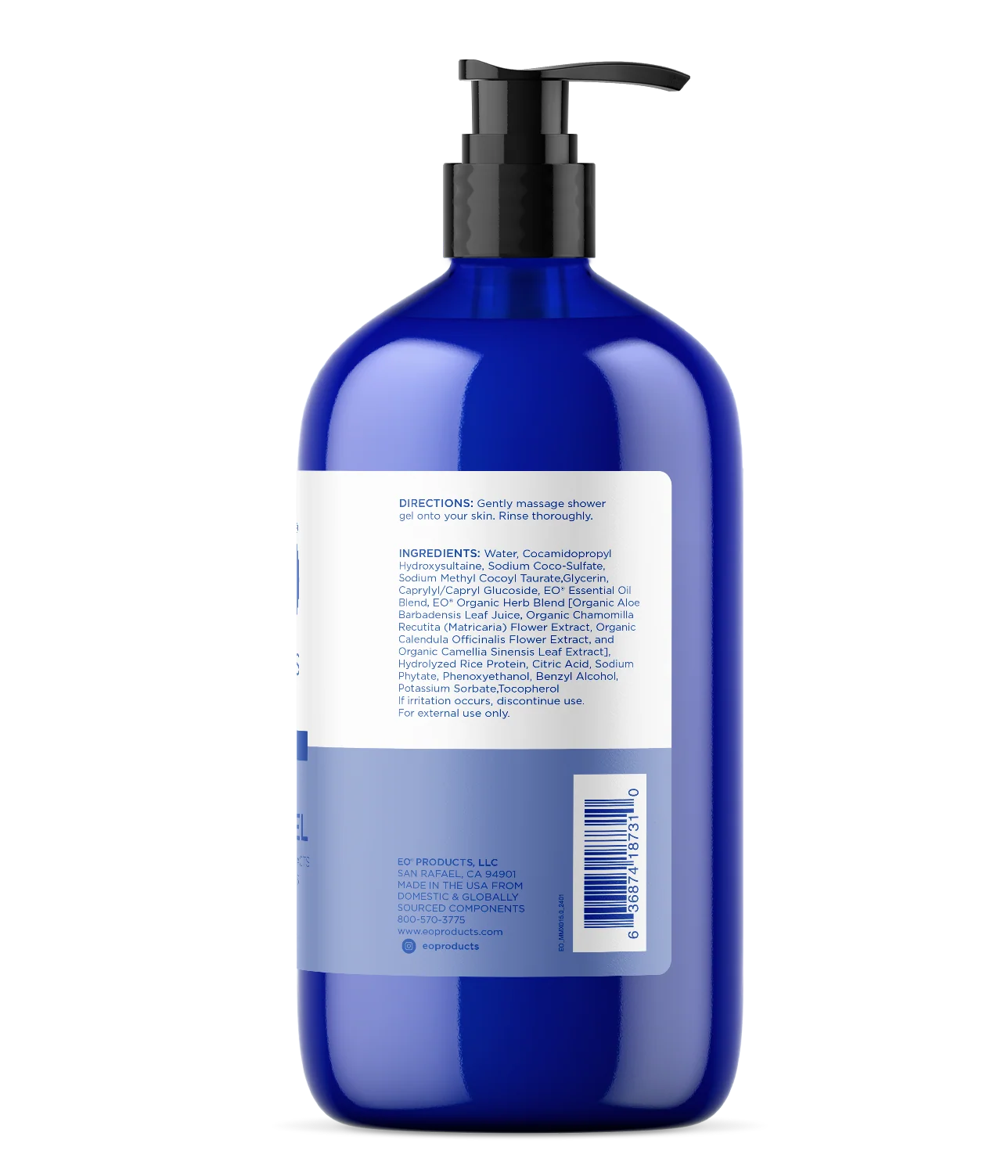 EO Essentials Lavender & Aloe Shower Gel - Image 3