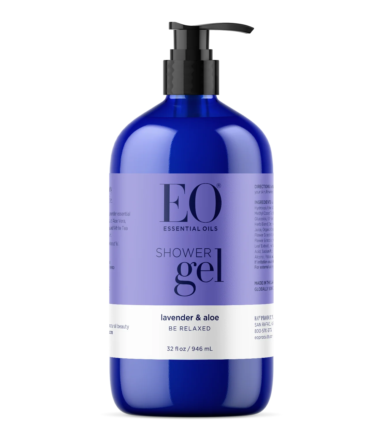 EO Essentials Lavender & Aloe Shower Gel - Image 4