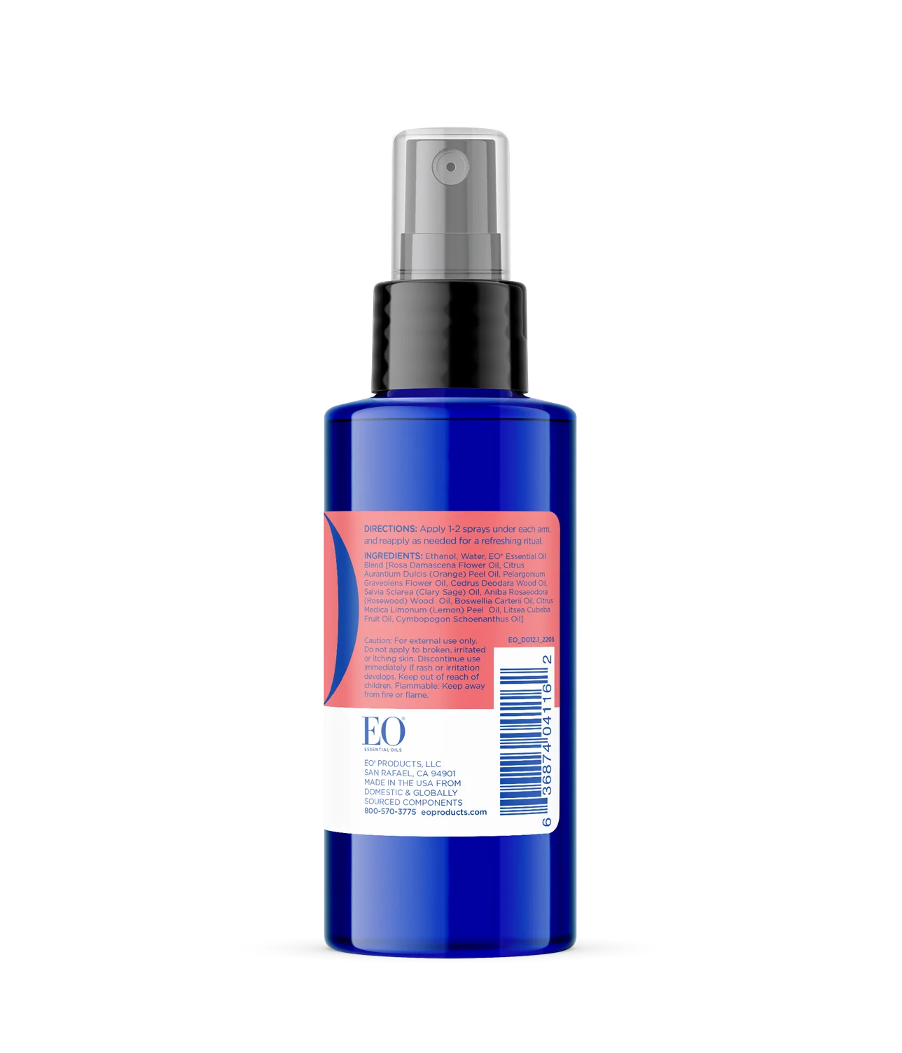 Rose Lemon Deodorant Spray 4 FL OZ Case Pack of 24 - Image 3