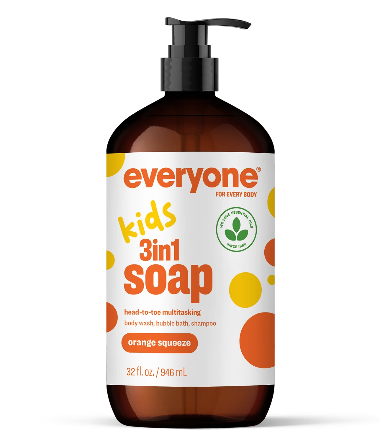 Orange Squeeze Kids 3in1 Soap 32 FL OZ Case Pack of 6