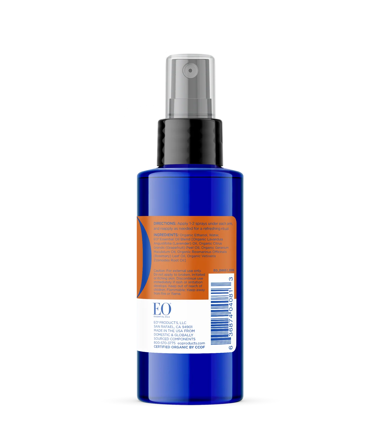 Citrus Certified Organic Deodorant Spray - Image 4