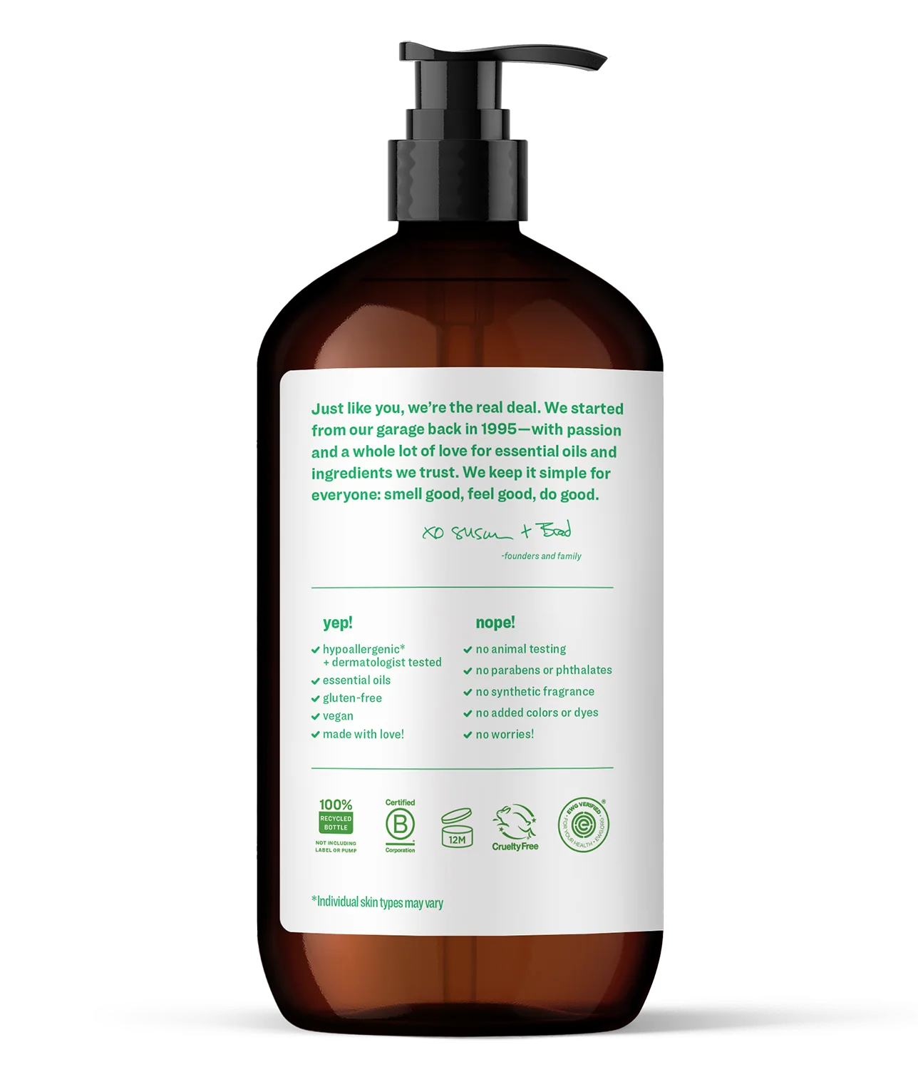 Peppermint + Tea Tree 3in1 Soap 32 FL OZ Case Pack of 6 - Image 7