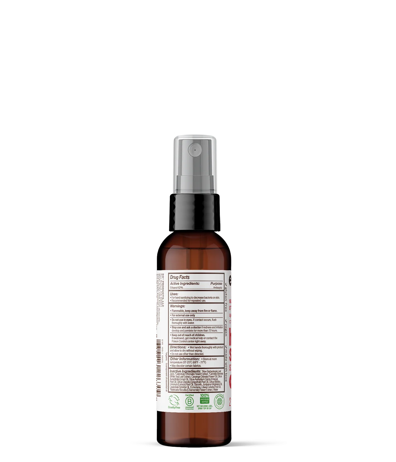 Ruby Grapefruit Hand Sanitizer Spray 2 FL OZ - 6 CT Case Pack of 12 - Image 6