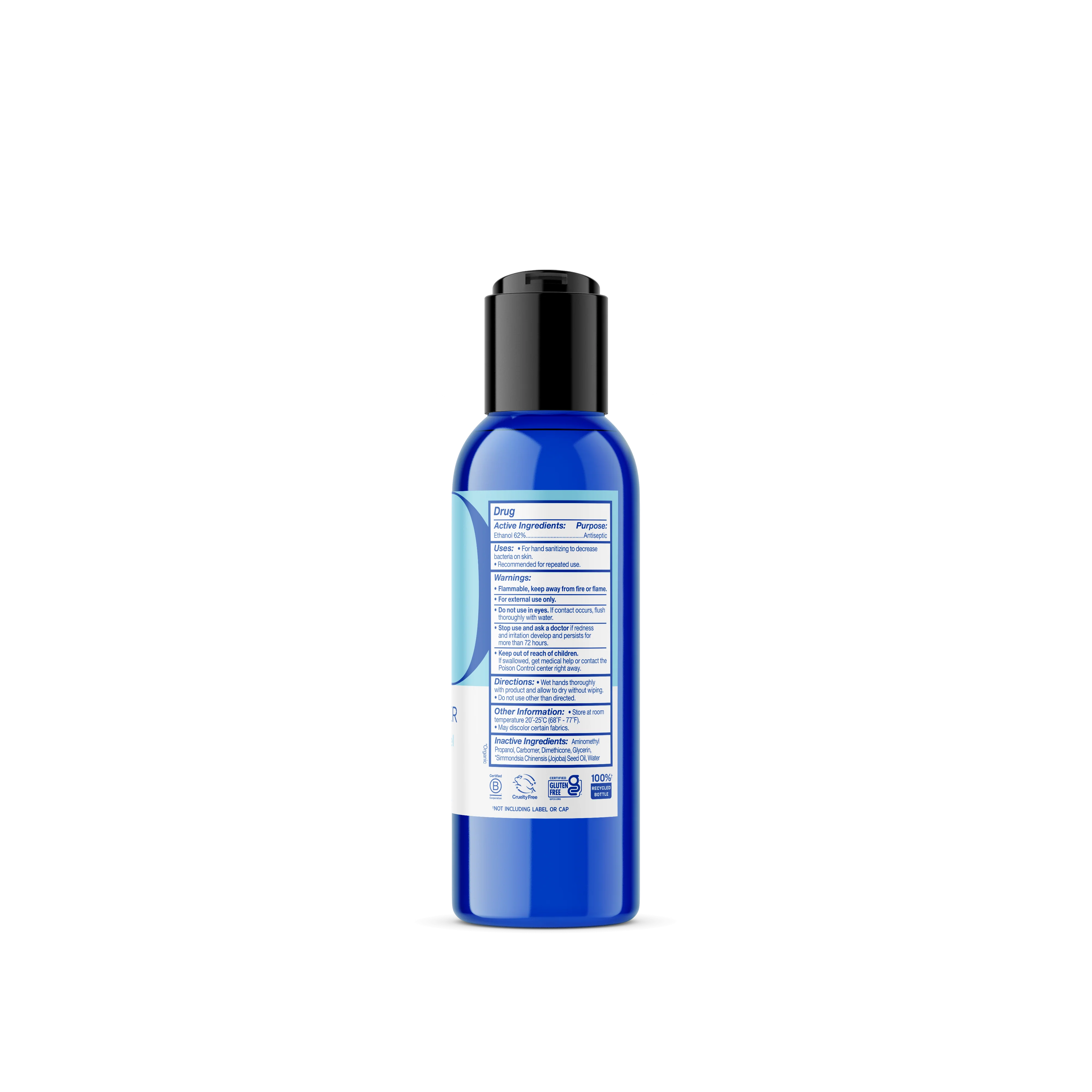Unscented Hand Sanitizer Gel 6 Pack - 2 FL OZ - Image 6